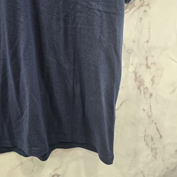 Everlane T Shirt Mens Medium Blue Short Sleeve V Neck Organic Tee Uniform - Picture 4 of 10